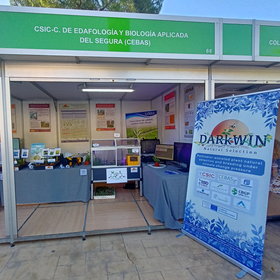 DARkWIN project booth at the science and technology week 2023